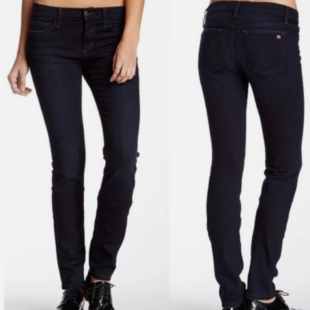 Joe's Jeans Navy Straight Leg Jean with Fleece Lining - Winter Denim - Size 28